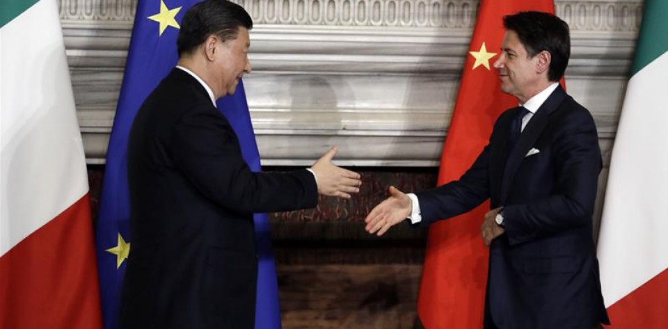 Италия устанавливает партнерство с Китаем