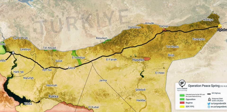 Türkiye Kuzey Suriye'de ilerliyor
