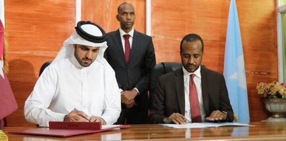 Somali ve Katar 200 m USD'lik yatirim antlasmasi imzaladilar...